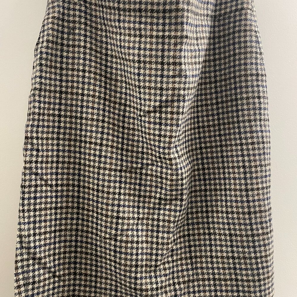 Jcrew houndstooth wool #2 pencil skirt